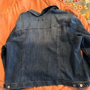 Maurice’s Blue Jean Jacket, never worn. In great condition.  Plus size 3x.